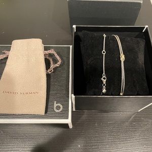 David Yurman Petite X Lariat Necklace